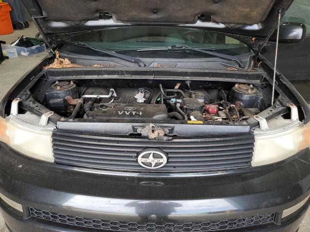 JTLKT324X54020469 - 2005 TOYOTA SCION XB BLACK photo 11