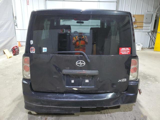 JTLKT324X54020469 - 2005 TOYOTA SCION XB BLACK photo 6
