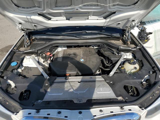5UXTR9C59KLE17280 - 2019 BMW X3 XDRIVE30I WHITE photo 12