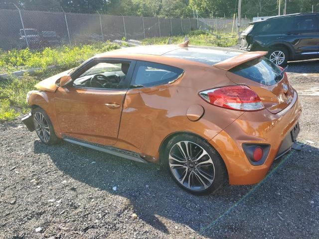 KMHTC6AE5GU285360 - 2016 HYUNDAI VELOSTER TURBO ORANGE photo 2