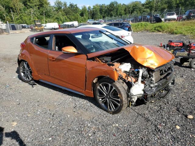 KMHTC6AE5GU285360 - 2016 HYUNDAI VELOSTER TURBO ORANGE photo 4