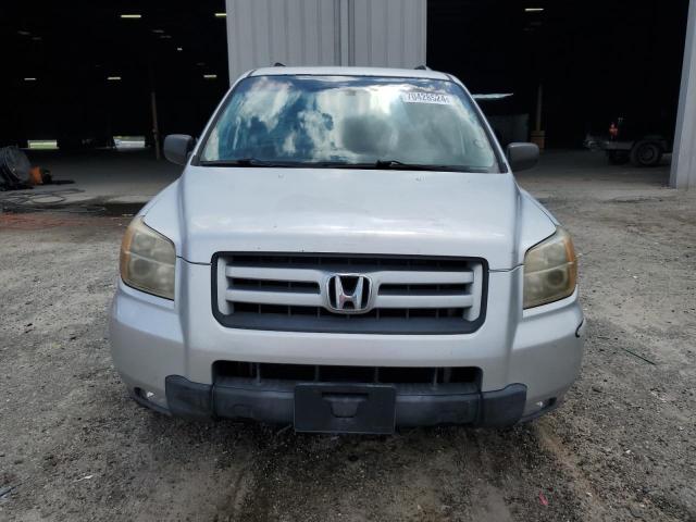 5FNYF18667B031605 - 2007 HONDA PILOT EXL SILVER photo 5