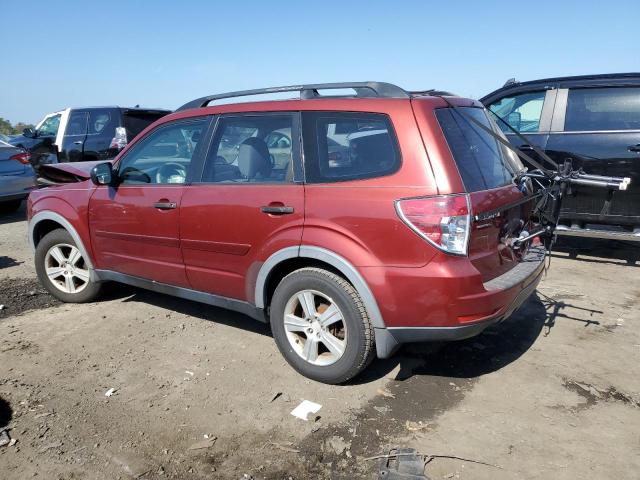 JF2SH6BC9AH765322 - 2010 SUBARU FORESTER XS RED photo 2