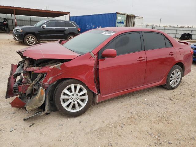 2T1BU4EE5AC455426 - 2010 TOYOTA COROLLA BASE MAROON photo 1