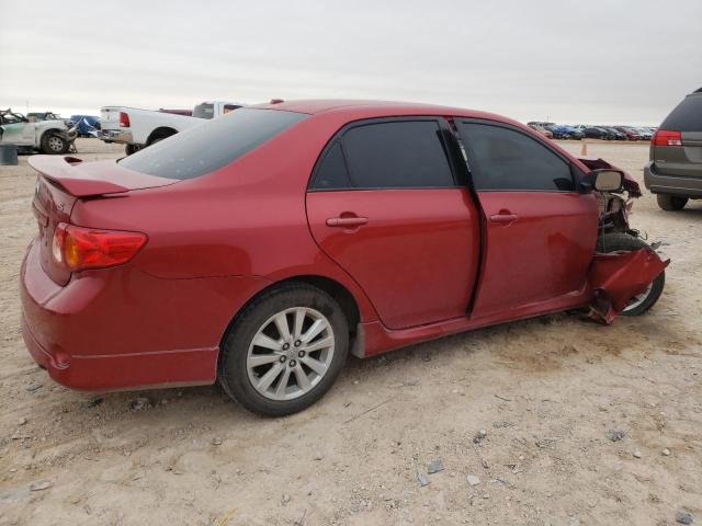 2T1BU4EE5AC455426 - 2010 TOYOTA COROLLA BASE MAROON photo 3