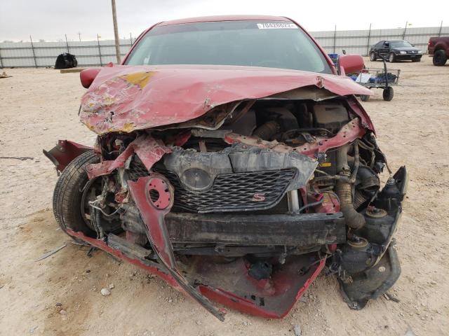 2T1BU4EE5AC455426 - 2010 TOYOTA COROLLA BASE MAROON photo 5