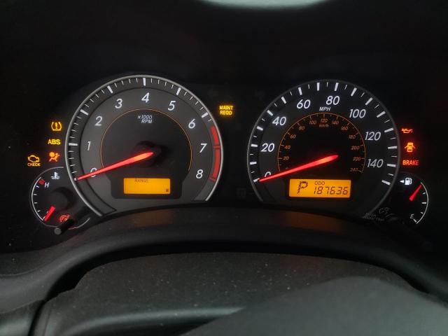 2T1BU4EE5AC455426 - 2010 TOYOTA COROLLA BASE MAROON photo 9