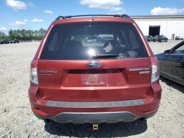 JF2SH6CCXAH764985 - 2010 SUBARU FORESTER 2.5X PREMIUM 勃艮第红 照片 6