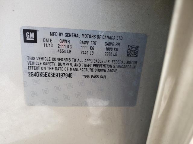 2G4GK5EX3E9197945 - 2014 BUICK REGAL 银色 照片 12