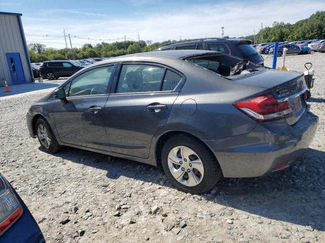 2HGFB2F52DH541282 - 2013 HONDA CIVIC LX GRAY photo 2