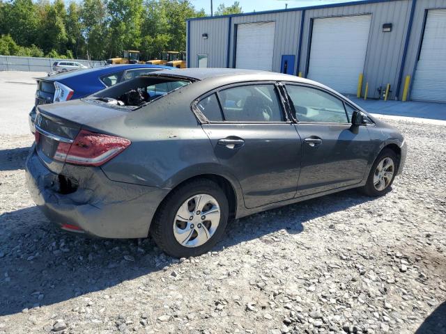 2HGFB2F52DH541282 - 2013 HONDA CIVIC LX GRAY photo 3