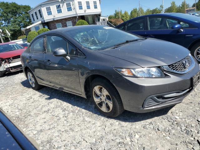 2HGFB2F52DH541282 - 2013 HONDA CIVIC LX GRAY photo 4