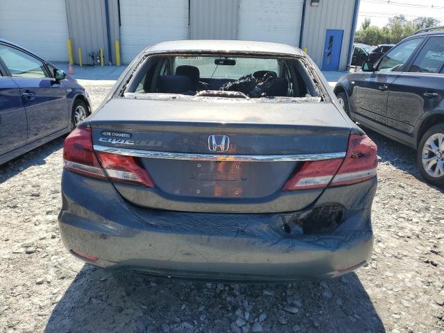 2HGFB2F52DH541282 - 2013 HONDA CIVIC LX GRAY photo 6