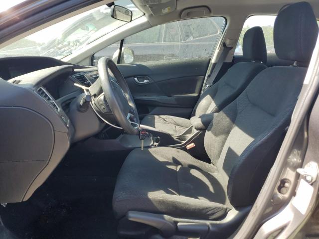 2HGFB2F52DH541282 - 2013 HONDA CIVIC LX GRAY photo 7