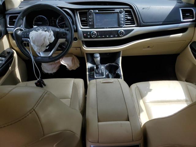 5TDKKRFHXFS045277 - 2015 TOYOTA HIGHLANDER XLE Կապույտ լուսանկար 8