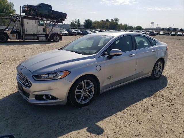 3FA6P0SU7GR191521 - 2016 FORD FUSION TITANIUM PHEV SILVER photo 1