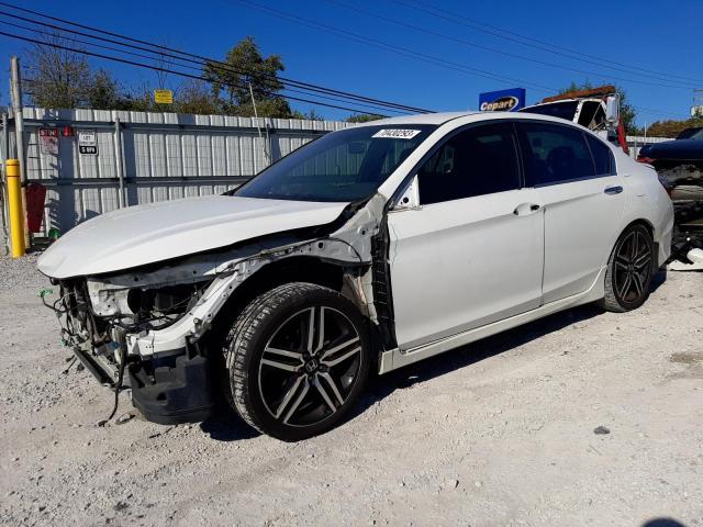 1HGCR2F59GA039970 - 2016 HONDA ACCORD SPORT WHITE photo 1