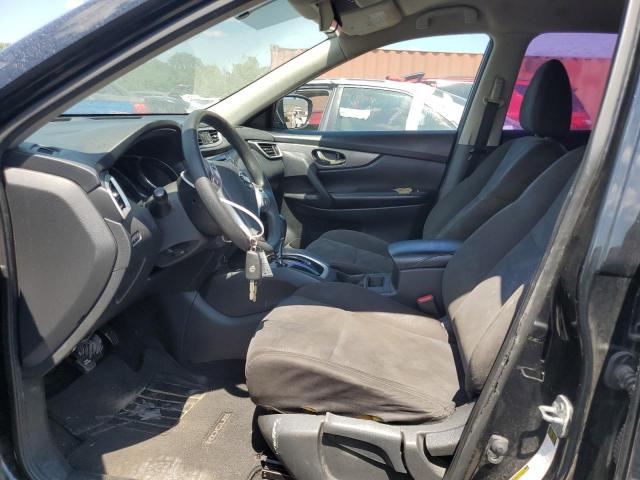 KNMAT2MT7GP615853 - 2016 NISSAN ROGUE S BLACK photo 7