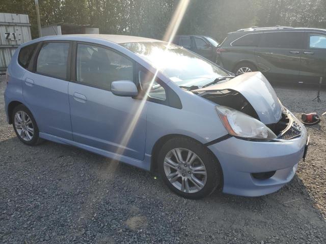 JHMGE88489S051221 - 2009 HONDA FIT SPORT 蓝色 照片 4