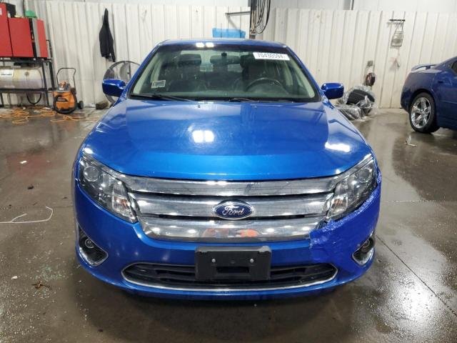 3FAHP0JG7BR342807 - 2011 FORD FUSION SEL BLUE photo 5