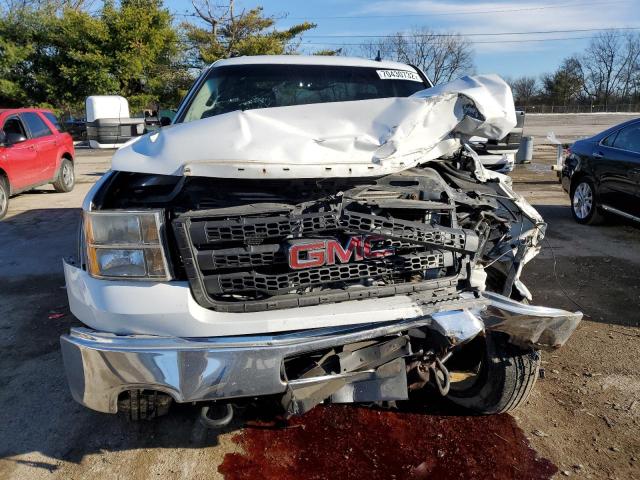 1GT121C8XBF116912 - 2011 GMC SIERRA K2500 SLT WHITE photo 5