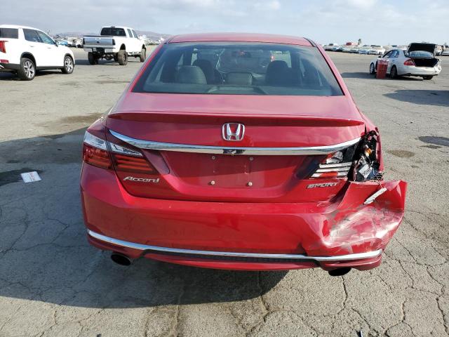 1HGCR2F57HA009979 - 2017 HONDA ACCORD SPORT წითელი ფოტო 6