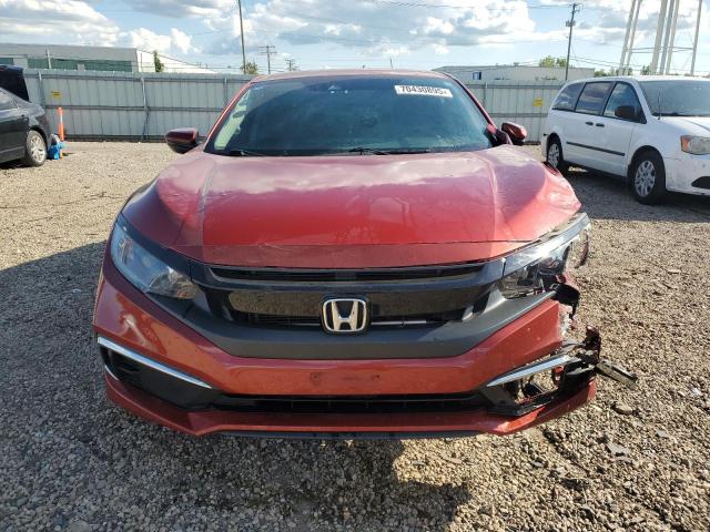 19XFC2F64KE214248 - 2019 HONDA CIVIC LX MAROON photo 5