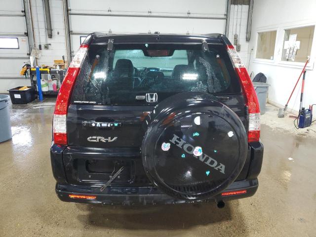 JHLRD78975C008225 - 2005 HONDA CR-V SE BLACK photo 6