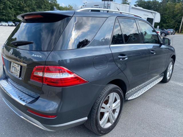 4JGDA5HB5DA211286 - 2013 MERCEDES-BENZ ML 350 4MATIC BLACK photo 3