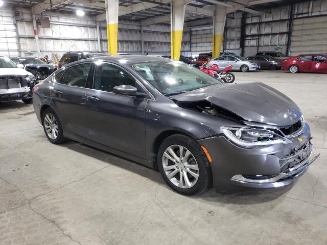 1C3CCCABXGN132559 - 2016 CHRYSLER 200 LIMITED GRAY photo 4