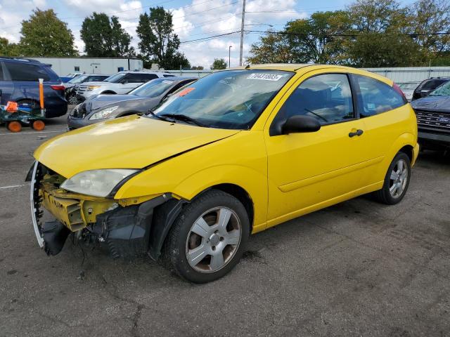1FAFP31N97W233826 - 2007 FORD FOCUS ZX3 YELLOW photo 1