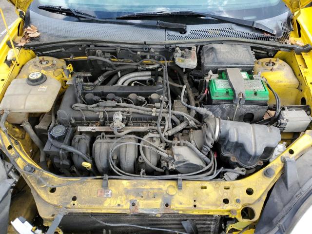 1FAFP31N97W233826 - 2007 FORD FOCUS ZX3 YELLOW photo 11