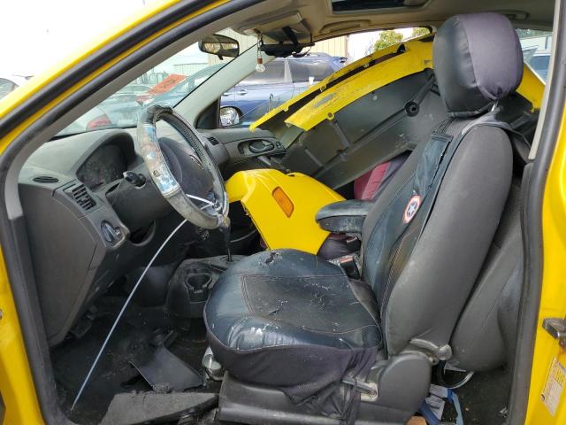 1FAFP31N97W233826 - 2007 FORD FOCUS ZX3 YELLOW photo 7