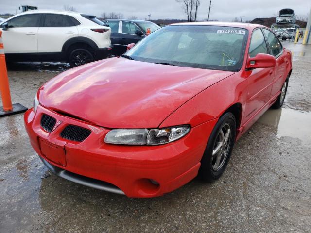 1G2WP52K92F196316 - 2002 PONTIAC GRAND PRIX GT RED photo 2