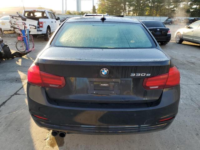 WBA8E1C55JA755932 - 2018 BMW 330E BLACK photo 6