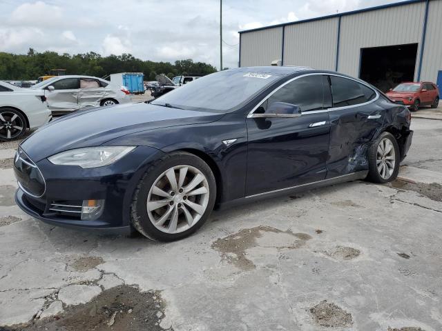 5YJSA1H10EFP43405 - 2014 TESLA MODEL S 蓝色 照片 1
