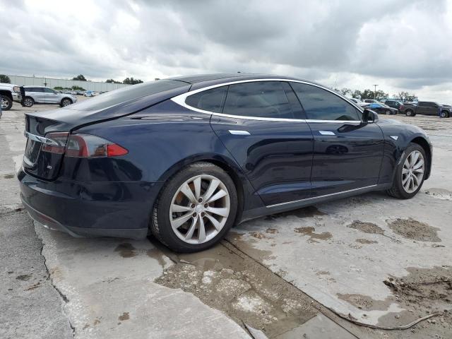 5YJSA1H10EFP43405 - 2014 TESLA MODEL S 蓝色 照片 3