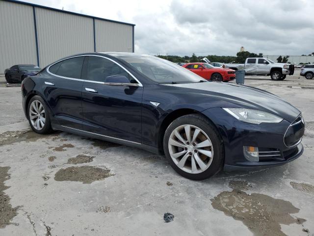 5YJSA1H10EFP43405 - 2014 TESLA MODEL S 蓝色 照片 4