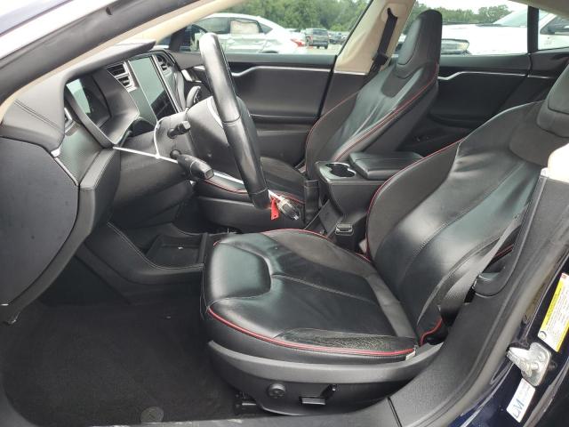 5YJSA1H10EFP43405 - 2014 TESLA MODEL S 蓝色 照片 7