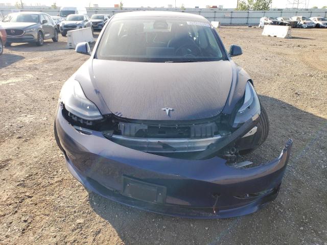 5YJ3E1EA6NF188974 - 2022 TESLA MODEL 3 BLUE photo 5