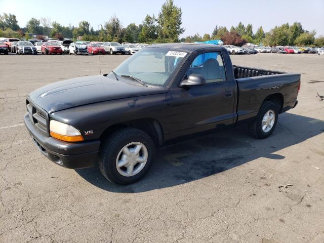 1B7FL26X7WS657022 - 1998 DODGE DAKOTA BLACK photo 1