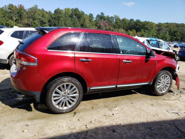 2LMDJ8JK5FBL25022 - 2015 LINCOLN MKX RED photo 3