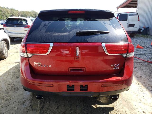 2LMDJ8JK5FBL25022 - 2015 LINCOLN MKX RED photo 6