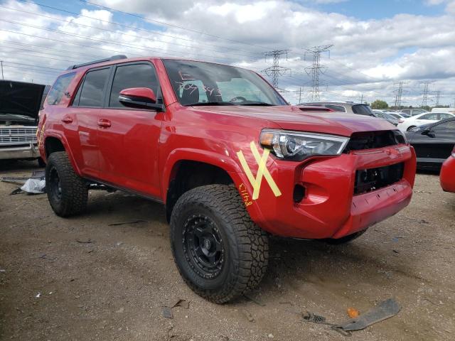 JTERU5JR8N6010331 - 2022 TOYOTA 4RUNNER SR5 PREMIUM RED photo 4