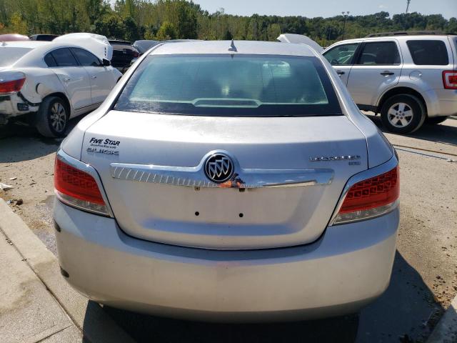 1G4GC5EG5AF165996 - 2010 BUICK LACROSSE CXL SILVER photo 6