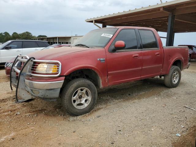 1FTRW08L81KD78366 - 2001 FORD F150 SUPERCREW BURGUNDY photo 1