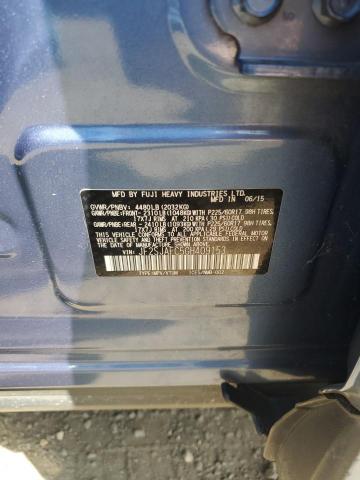 JF2SJAFC5GH409153 - 2016 SUBARU FORESTER 2.5I PREMIUM 蓝色 照片 13