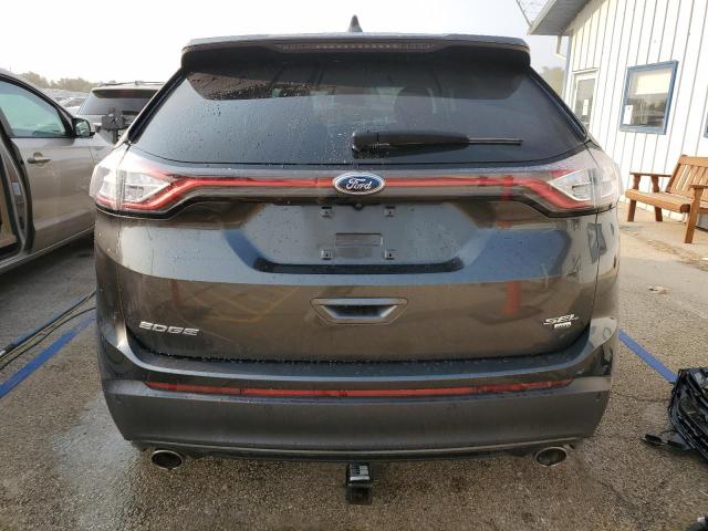 2FMPK4J8XJBB14698 - 2018 FORD EDGE SEL GRAY photo 6