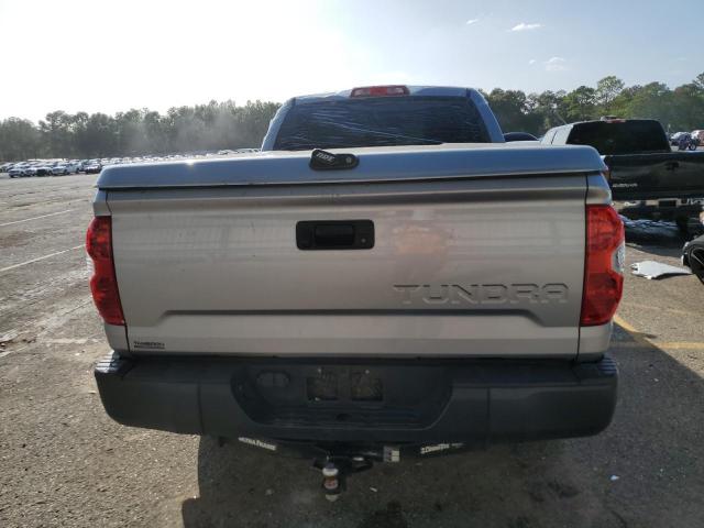 5TFRU5F16EX032409 - 2014 TOYOTA TUNDRA DOUBLE CAB SR/SR5 SILVER photo 6