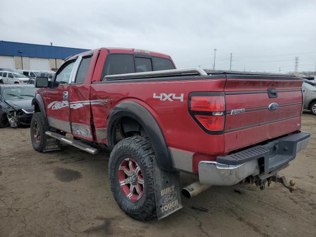 1FTFX1EV1AFB74741 - 2010 FORD F150 SUPER CAB RED photo 2